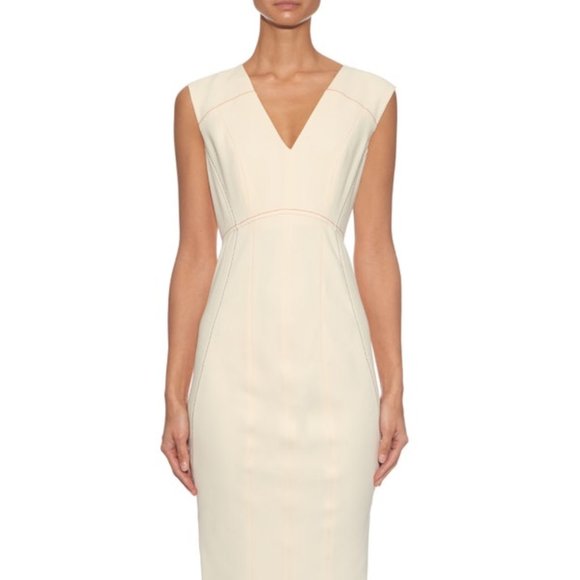 Sportmax Dardano Dress Size 10 US Ivory - Picture 2 of 6